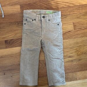 Crewcuts Kids Beige Stretch Jeans